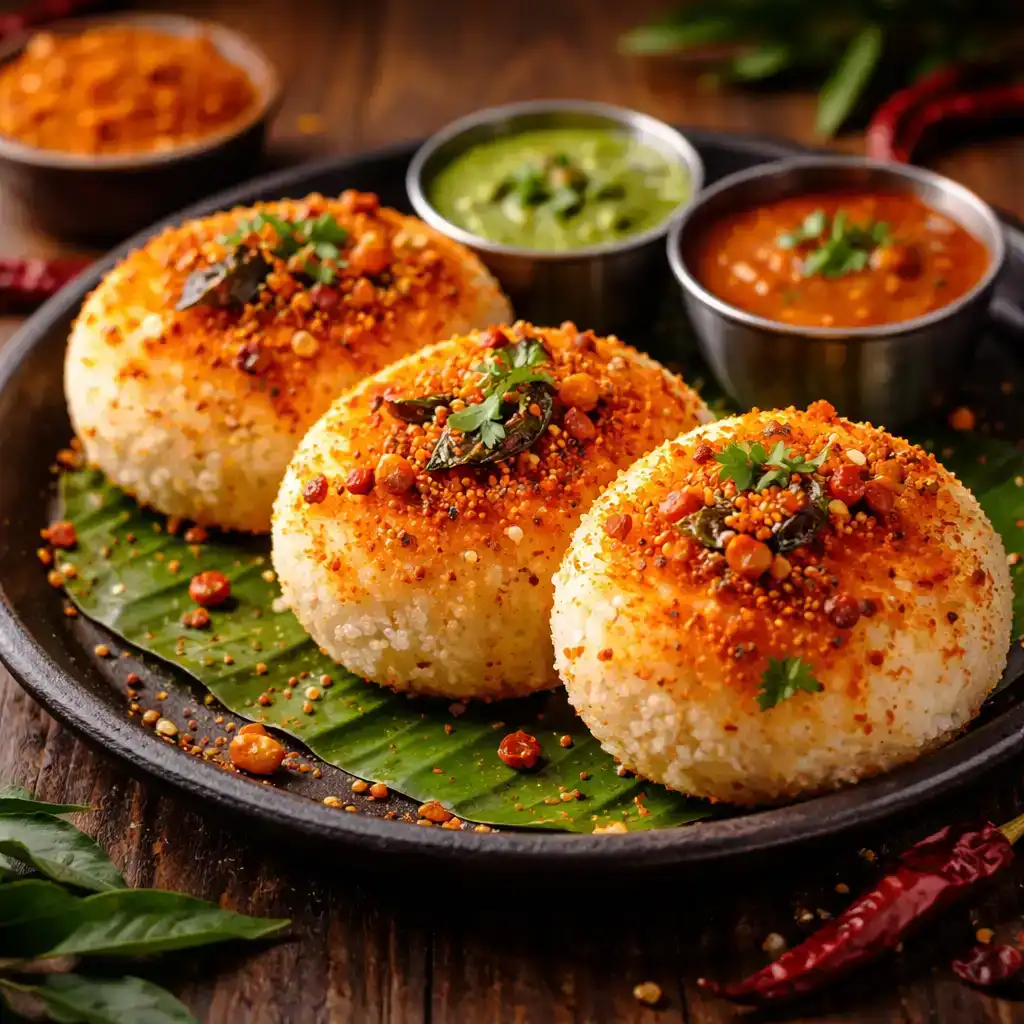 Ghee Karam Idly - 3 Pcs at Hashtag India